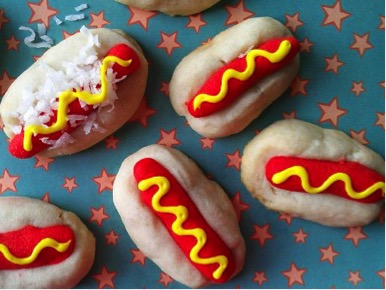 hot dog cookies