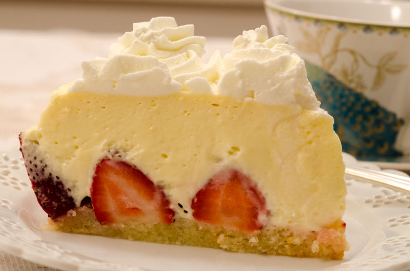 Strawberry Mascarpone Torte Recipe by Helen S. Fletcher