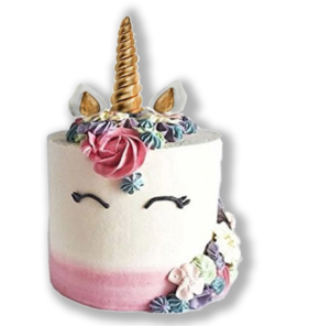 get 33 unicorn cake topper png