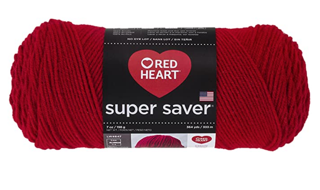 Red Heart Super Saver Cherry Red Yarn