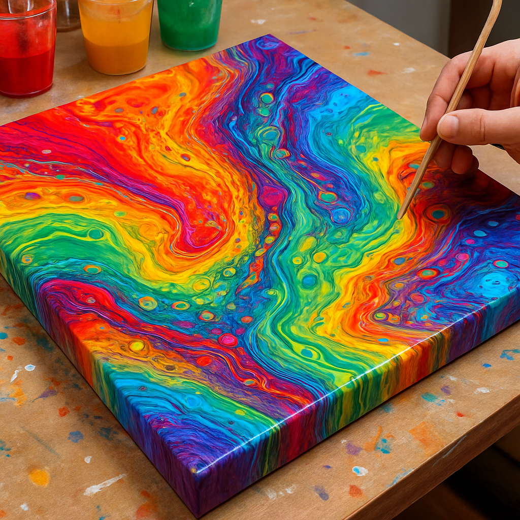 Acrylic Pouring Techniques for Beginners: 7 Easy Steps to Start ...